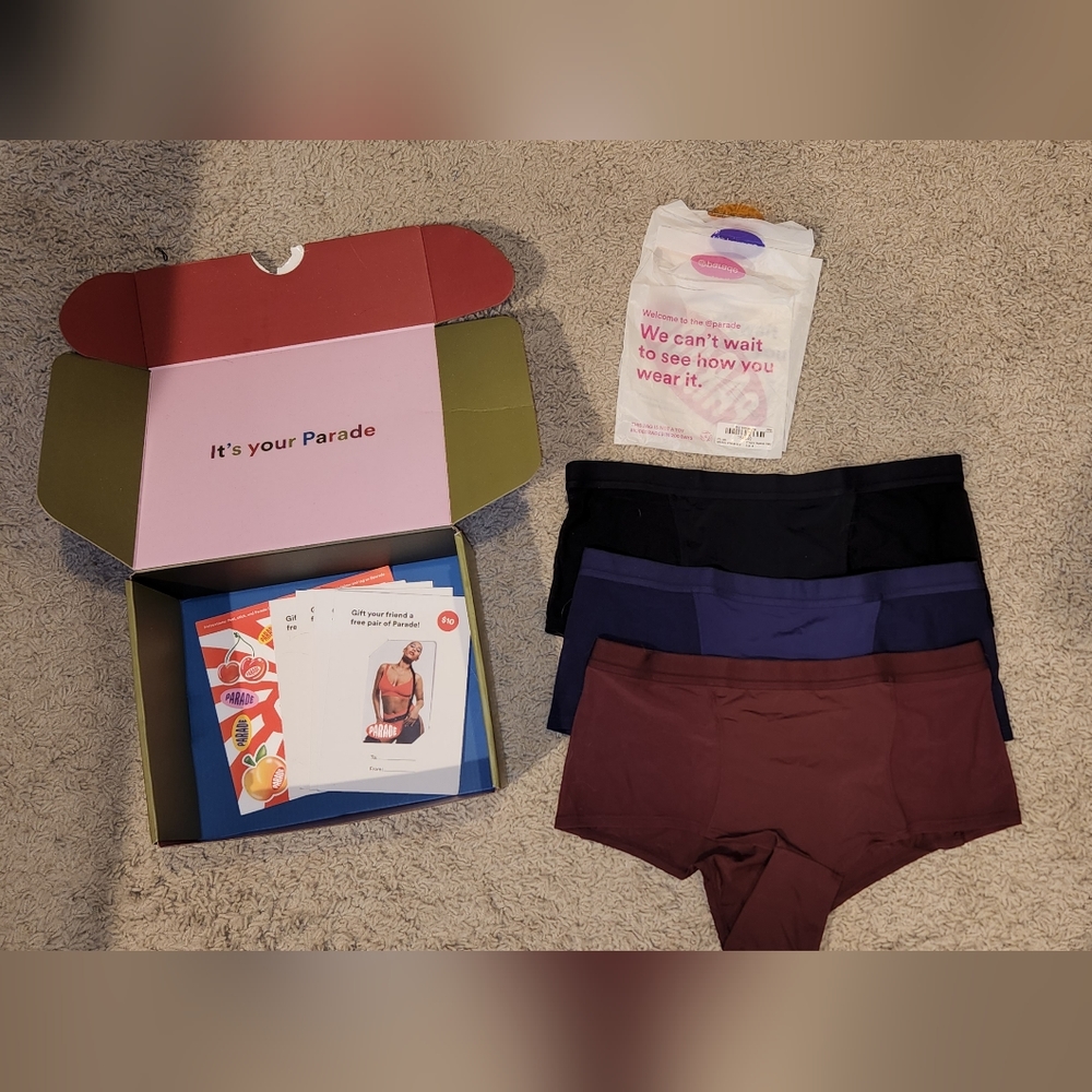 3 pairs of new in package parade boyshorts